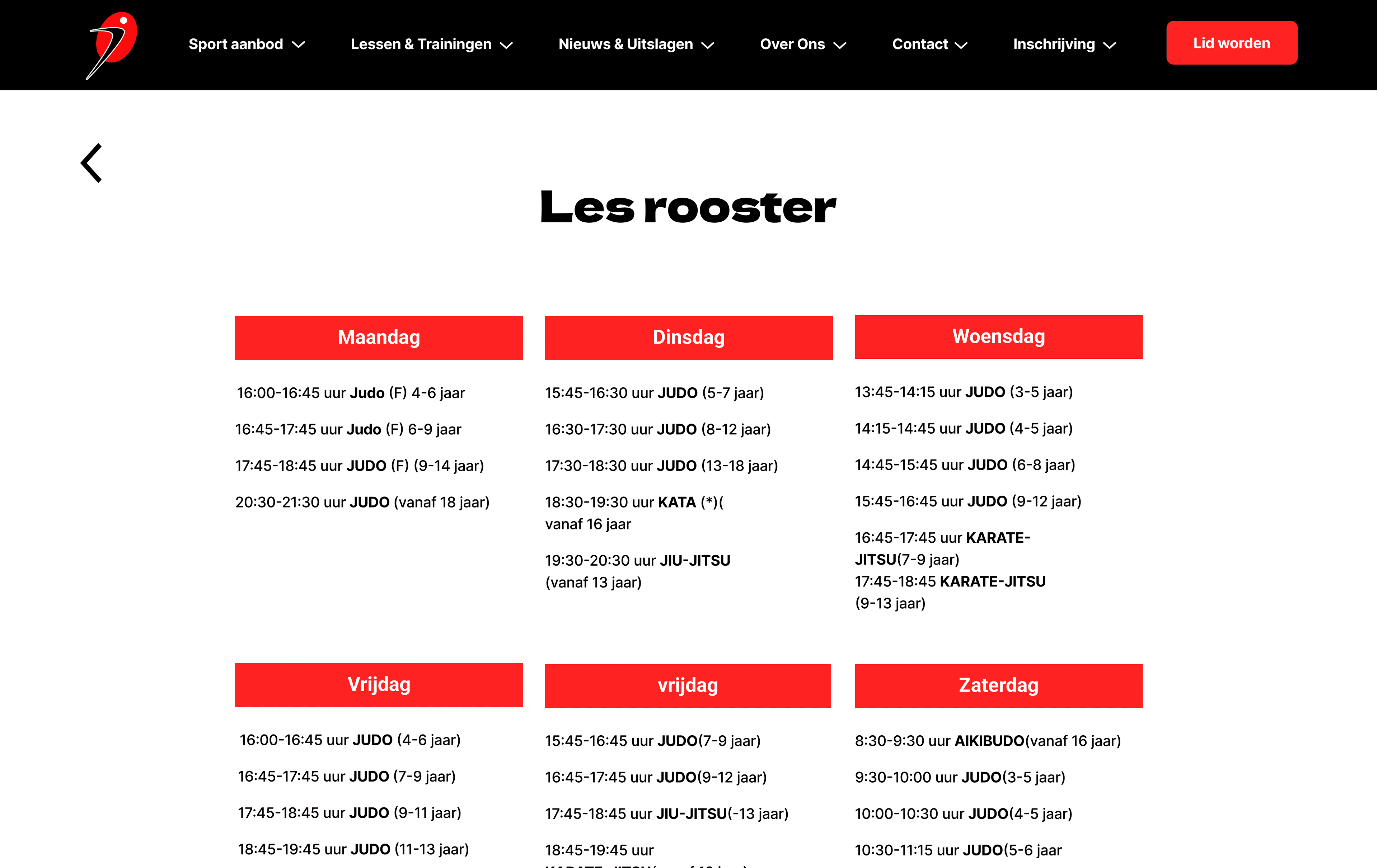 Lesrooster